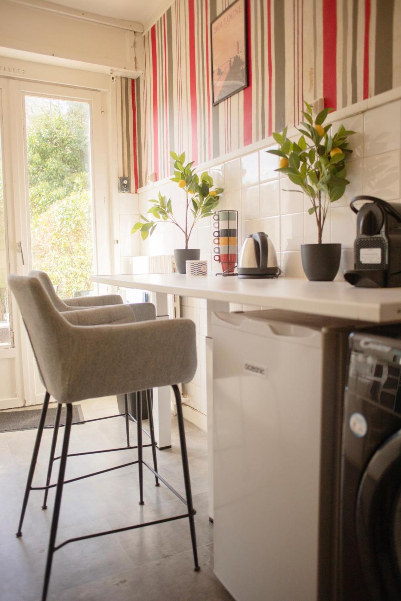 Spa , Jardin 250M2 Et Appartement Cosy De 60 M2 Au Centre Boulogne-sur-Mer Luaran gambar