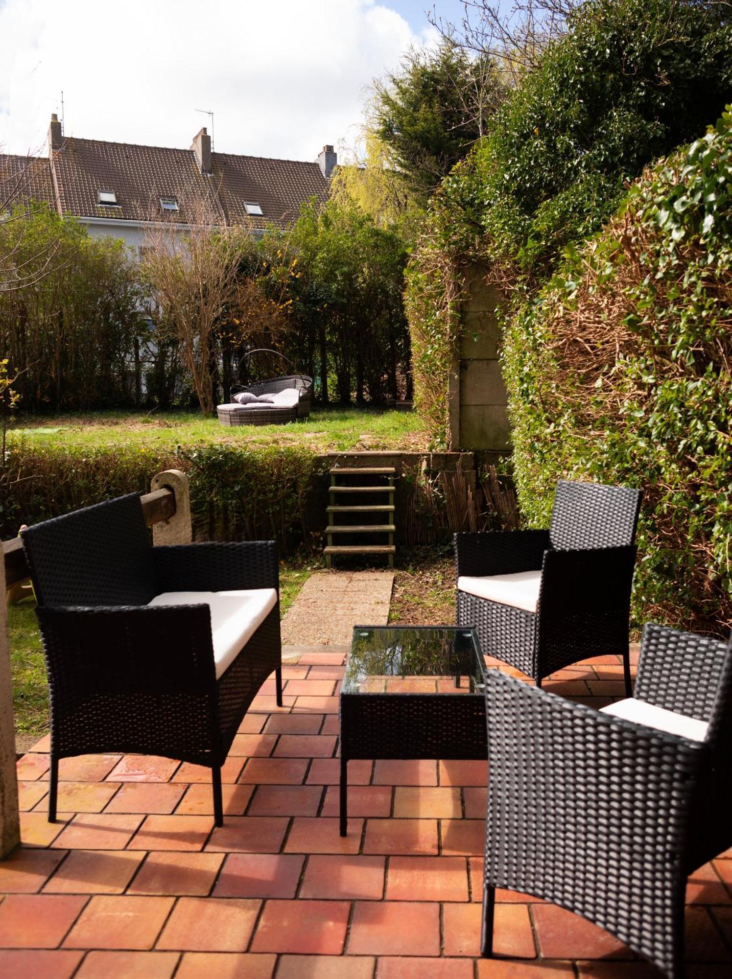 Spa , Jardin 250M2 Et Appartement Cosy De 60 M2 Au Centre Boulogne-sur-Mer Luaran gambar